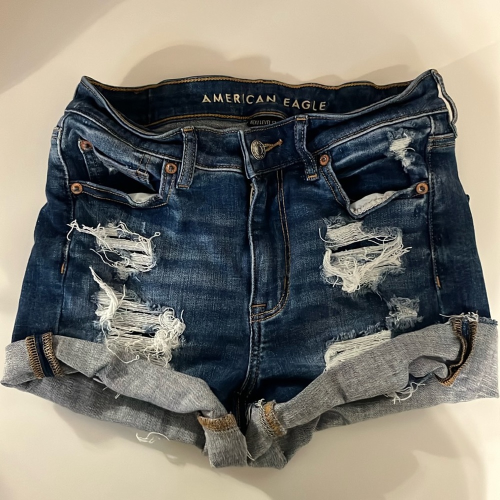 American eagle Jean shorts size 4 lightly worn